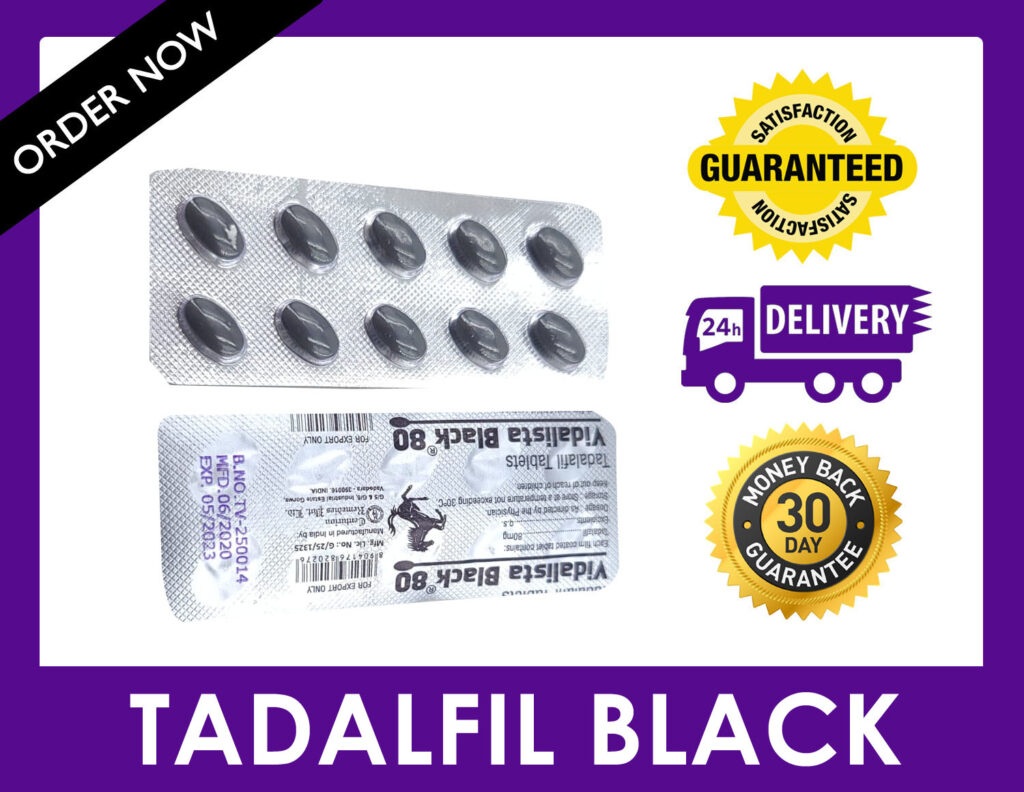 Cialis – Tadalafil Black – 80mg